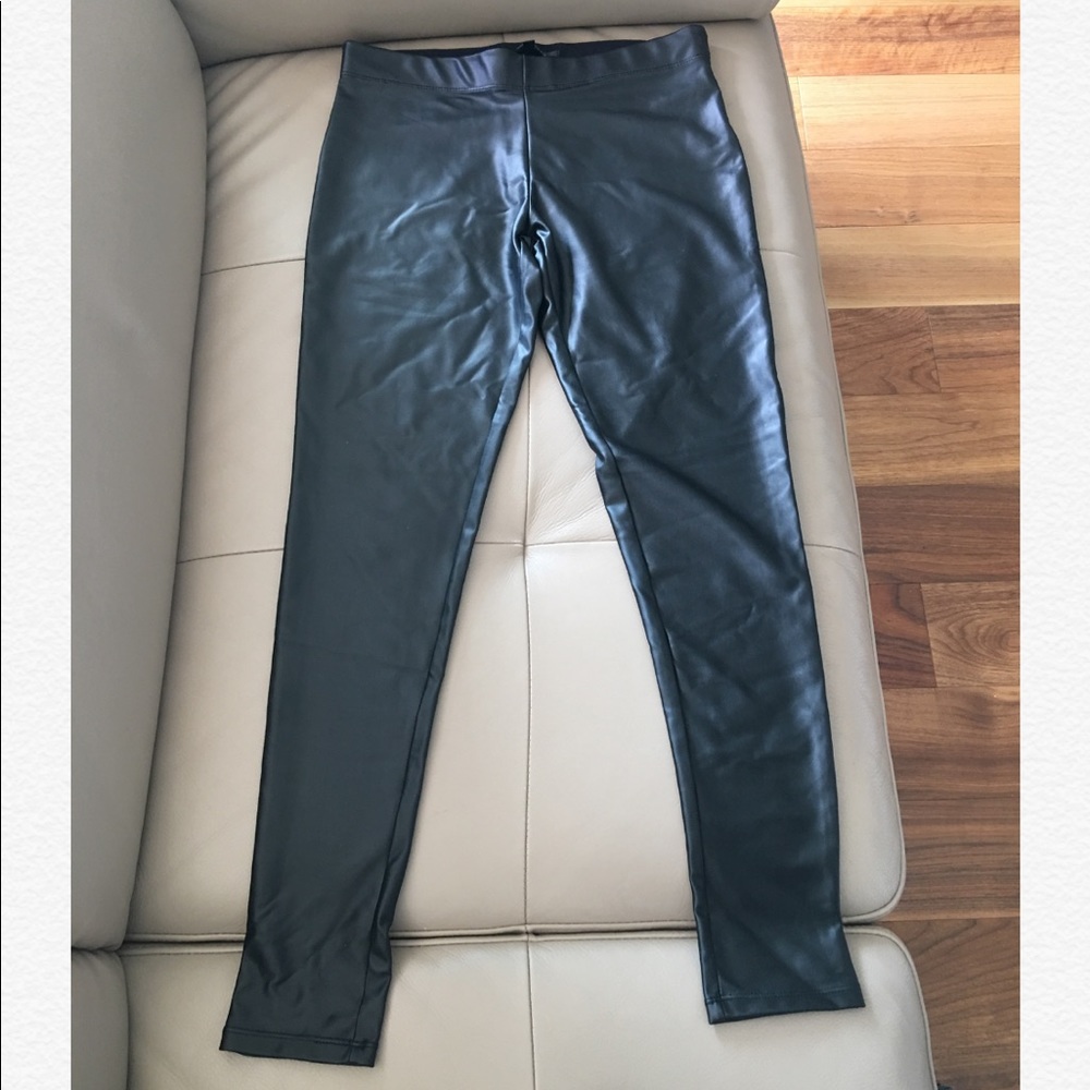 New leather like  legging - size small - Picture 2 of 2